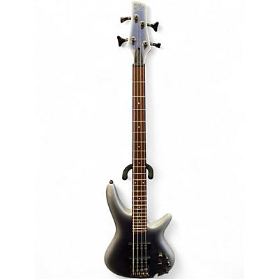 Used Ibanez SR300E Metallic Silver Burst Electric Bass Guitar
