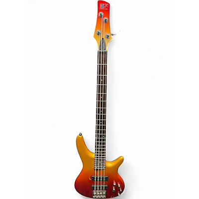 Used Ibanez SR300E Orange Electric Bass Guitar