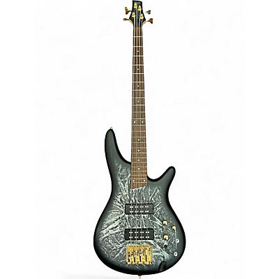 Used Ibanez SR300EDX BLACK ICE Electric Bass Guitar