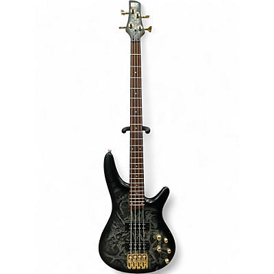 Used Ibanez SR300EDX BLACK ICE FROZEN MATTE Electric Bass Guitar