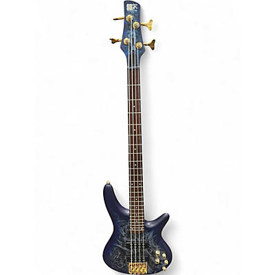 Used Ibanez SR300EDX BLUE FROZEN MATTE Electric Bass Guitar