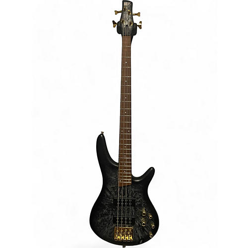 Ibanez Used Ibanez SR300EDX Black Electric Bass Guitar Black