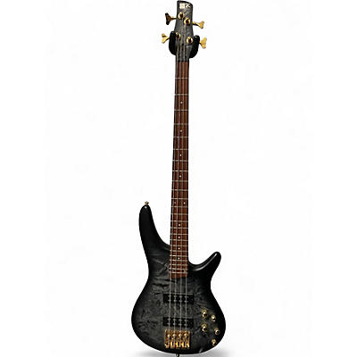 Used Ibanez SR300EDX Black Electric Bass Guitar