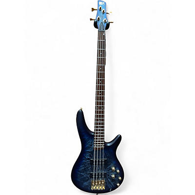 Used Ibanez SR300EDX Blue Electric Bass Guitar