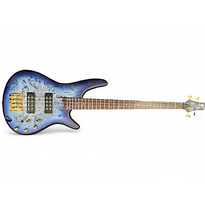 Used Ibanez SR300EDX Blue Electric Bass Guitar