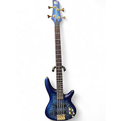 Used Ibanez SR300EDX COSMIC BLUE Electric Bass Guitar