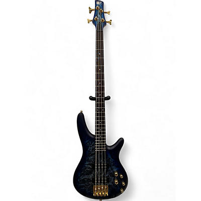 Used Ibanez SR300EDX Cosmic Blue Frozen Matte Electric Bass Guitar