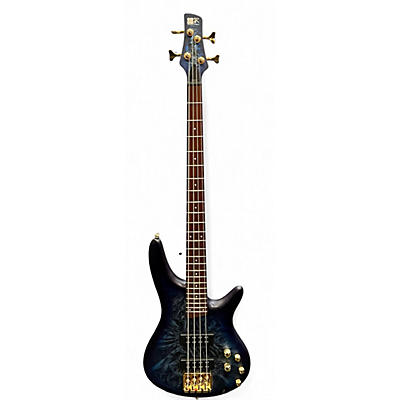 Used Ibanez SR300EDX Cosmic Blue Frozen Matte Electric Bass Guitar