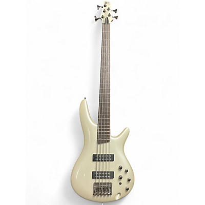 Used Ibanez SR305 5 String Alpine White Electric Bass Guitar