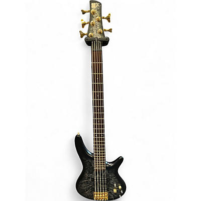 Used Ibanez SR305 5 String BLACK ICE FROZEN Electric Bass Guitar