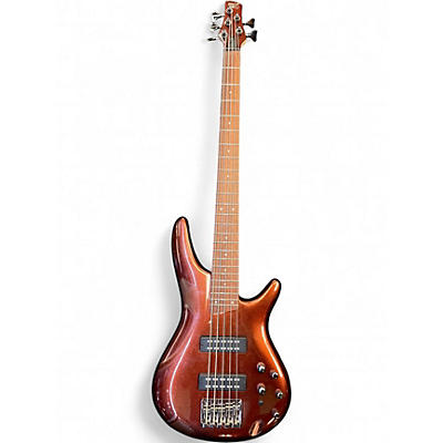 Used Ibanez SR305 5 String BRONZE Electric Bass Guitar