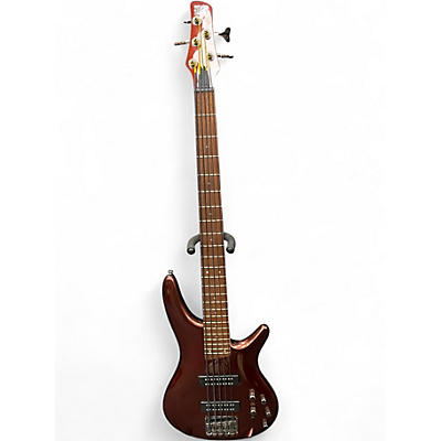 Used Ibanez SR305 5 String Brown Electric Bass Guitar