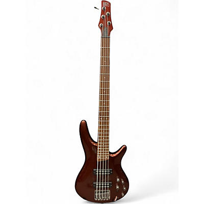 Used Ibanez SR305 5 String Burgundy Mist Electric Bass Guitar