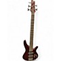 Used Ibanez SR305 5 String Maroon Electric Bass Guitar Maroon