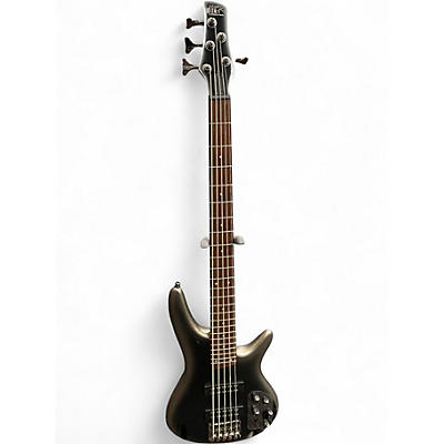 Used Ibanez SR305 5 String Midnight Gray Burst Electric Bass Guitar