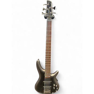 Used Ibanez SR305 5 String Midnight Grey Electric Bass Guitar