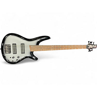 Used Ibanez SR305 5 String SILVER BURST Electric Bass Guitar