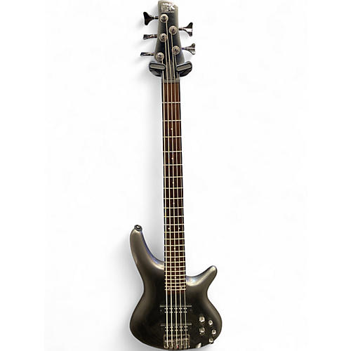Used Ibanez SR305 5 String Silverburst Electric Bass Guitar Silverburst