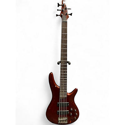 Used Ibanez SR305 5 String Sparkle Electric Bass Guitar