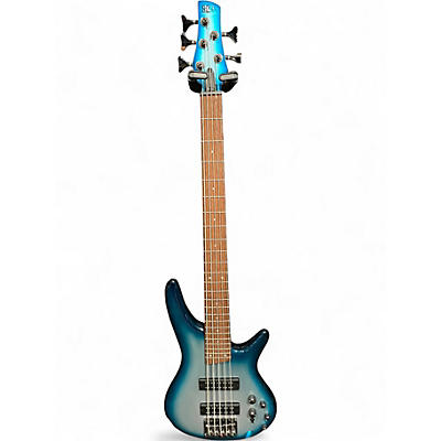Used Ibanez SR305E 5-String  DEEP OCEAN Electric Bass Guitar