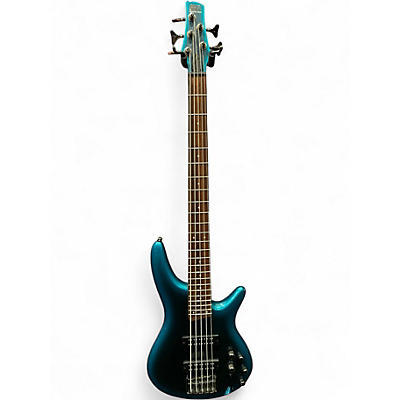 Used Ibanez SR305E Blue Electric Bass Guitar
