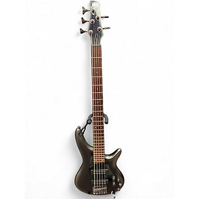 Used Ibanez SR305E Silver Electric Bass Guitar