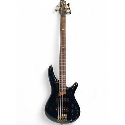 Used Ibanez SR3505  Black Electric Bass Guitar