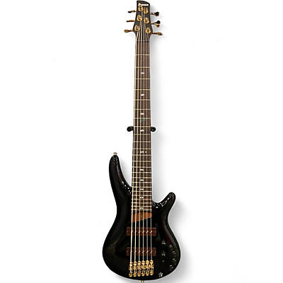 Used Ibanez SR3506 Black Electric Bass Guitar