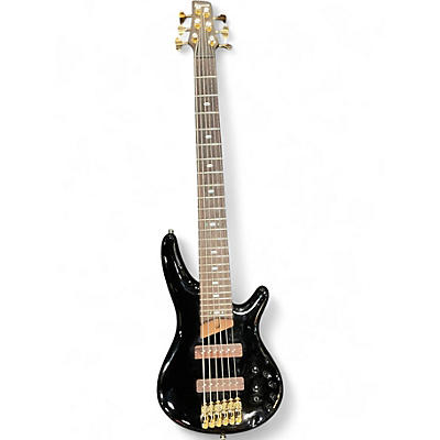Used Ibanez SR3506 PRESTIGE Black Electric Bass Guitar