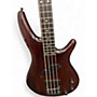 Used Ibanez SR370 Brown Electric Bass Guitar Brown