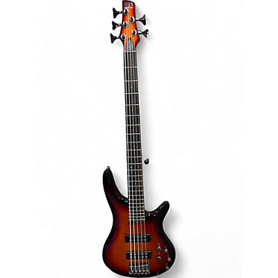 Ibanez Used Ibanez SR375 5 String 3 Color Sunburst Electric Bass Guitar