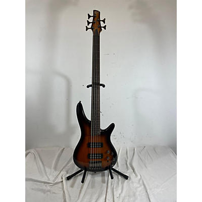 Ibanez Used Ibanez SR375F 5 String 2 Color Sunburst Electric Bass Guitar