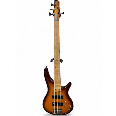 Used Ibanez SR375M Tobacco Sunburst Electric Bass Guitar