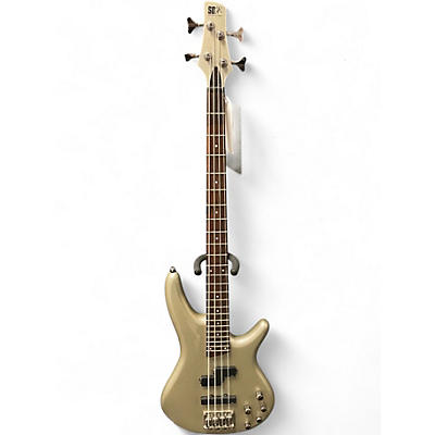 Used Ibanez SR400 Silver Electric Bass Guitar