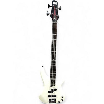 Used Ibanez SR400 Vintage White Electric Bass Guitar
