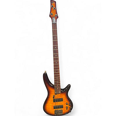Used Ibanez SR4000E 2 Tone Sunburst Electric Bass Guitar