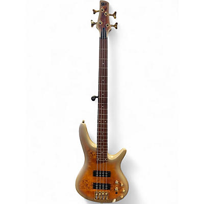 Used Ibanez SR4000E Mars Gold Metallic Burst Electric Bass Guitar