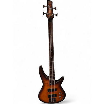 Used Ibanez SR400EQM 2 Color Sunburst Electric Bass Guitar