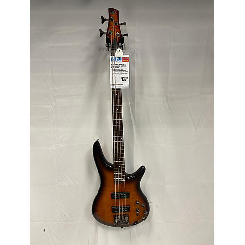 Ibanez Used Ibanez SR400EQM 2 Tone Sunburst Electric Bass Guitar 2 Tone Sunburst