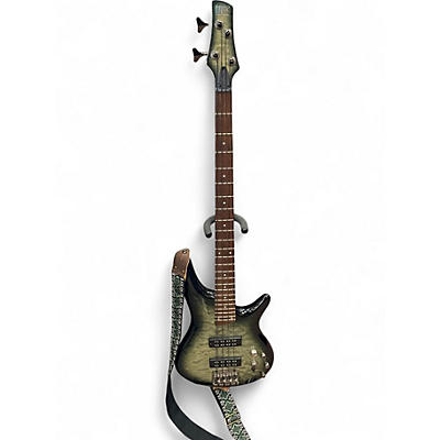 Used Ibanez SR400EQM SURREAL BLACK BURST GLOSS Electric Bass Guitar