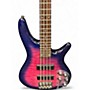 Used Ibanez SR400EQM pink and purple Electric Bass Guitar pink and purple