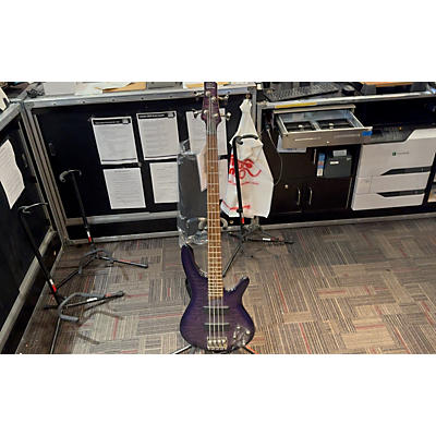 Ibanez Used Ibanez SR400QM Purple Electric Bass Guitar