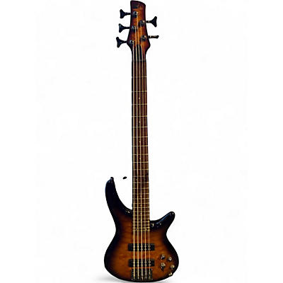 Used Ibanez SR405 5 String 2 Color Sunburst Electric Bass Guitar