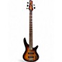Used Ibanez SR405 5 String 2 Tone Sunburst Electric Bass Guitar 2 Tone Sunburst