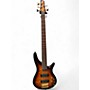 Used Ibanez SR405 5 String Amber Electric Bass Guitar Amber