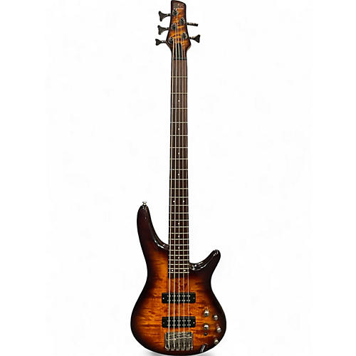 Used Ibanez SR405 5 String DRAGON EYE BURST Electric Bass Guitar DRAGON EYE BURST