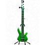 Used Ibanez Used Ibanez SR405 5 String Lime green Electric Bass Guitar Lime green