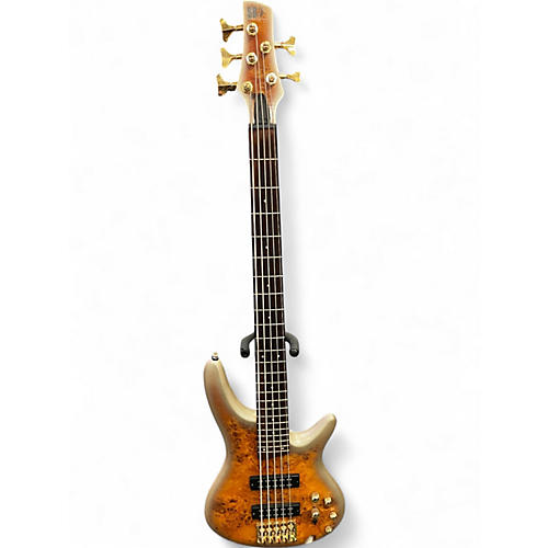 Used Ibanez SR405 5 String Mars Gold Electric Bass Guitar Mars Gold