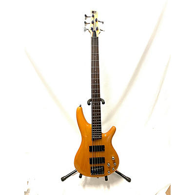 Ibanez Used Ibanez SR405 5 String Natural Electric Bass Guitar