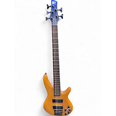 Used Ibanez SR405 5 String Natural Electric Bass Guitar